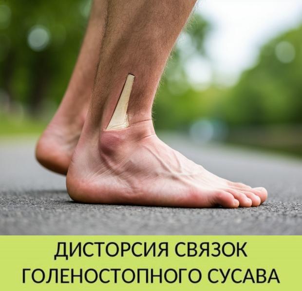 Дисторсия связок голеностопного сустава