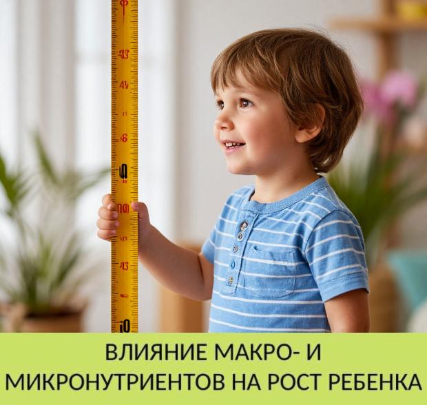 Влияние макро- и микронутриентов на рост ребенка Влияние макро- и микронутриентов на рост ребенка