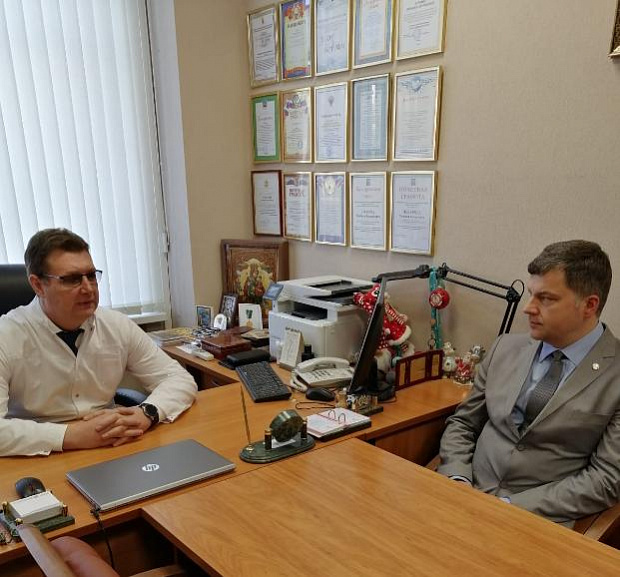 Визит проректора по лечебной работе Гродненского государственного медуниверситета Республики Беларусь